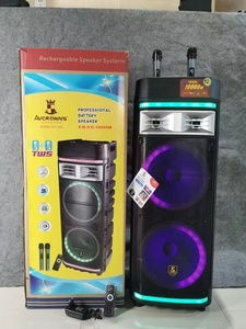 Avcrowns CH-1262 kép 12inch xách tay BT Đảng loa với đèn và PA hệ thống với mở rộng Pin - Product Image 2