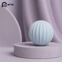 Balle lestée en silicone de qualité supérieure, noyau solide, 1,5 kg, pour le yoga, le Pilates et l'entraînement de force, poids libre