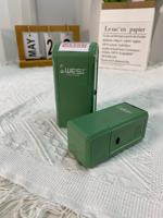 Tampon en caoutchouc carré WES S-2525C tampon auto-encreur personnalisé avec couvercle inférieur