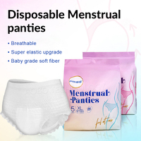 Culottes menstruelles jetables sans ailes en coton respirant et anti-fuite, avec absorption super élevée de 100 ml, vente en gros