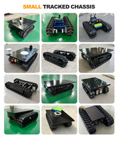 Châssis modulaire tout-terrain à commande radio certifié CE, base de robot chenillé personnalisée, longue portée, télécommandé, open source