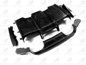 Bộ Chia Mép Sau Bằng Sợi Carbon, Cản Va Chạm, Bảo Vệ Cằm Cho BMW F80 M3 <span class=keywords><strong>F82</strong></span> F83 <span class=keywords><strong>M4</strong></span> 2014-2018 Phong Cách PSM - Product Image 3