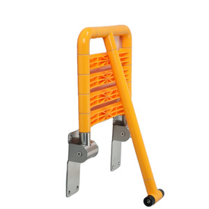 Tabouret de douche concentrique pour personnes âgées, capacité de charge de 250 kg, équipement de sécurité antidérapant en plastique et acier inoxydable pour salle de bain - Product Image 5