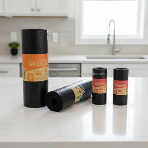 Sacs poubelles compostables Kangle, sacs à déchets de cuisine, gants en poly transparents pour la cuisine, salon de beauté, nettoyage domestique, noir - Product Image 6