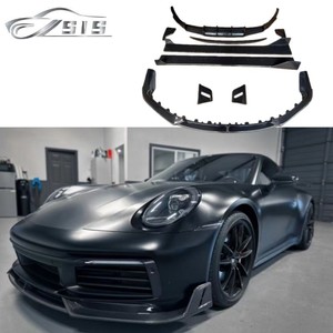 Alerón Delantero, Faldones Laterales y Difusor Trasero de Fibra de Carbono para Porsche <span class=keywords><strong>911</strong></span> <span class=keywords><strong>992</strong></span>, Alerón Trasero para Parachoques de Coche <span class=keywords><strong>911</strong></span> <span class=keywords><strong>992</strong></span> - Product Image 1
