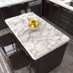 Carta da Parati Effetto Marmo 15.75x196.8 Pollici, Adesiva <span class=keywords><strong>e</strong></span> Impermeabile, Vinile Autoadesivo <span class=keywords><strong>per</strong></span> Cucina <span class=keywords><strong>e</strong></span> <span class=keywords><strong>Mobili</strong></span> - Product Image 2