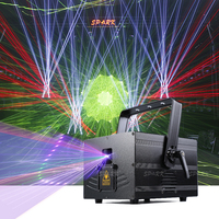 Bon prix Mini poids 3W RVB Animation Full Color Laser Light Beam Sky Projector Blue Tooth Lazer pour la fête de mariage Dj Club