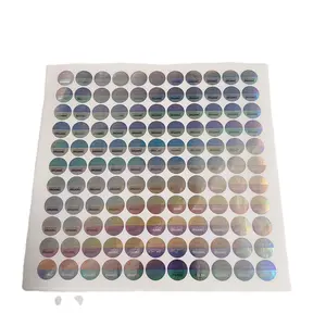 Custom printing tamper proof seal sticker holographic logo security hologram void sticker roll warranty void sticker label