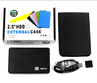 Case esterno per disco rigido USB 3.0 da 2,5 pollici senza attrezzi, box SATA III per HDD/SSD, custodia esterna mobile USB 3.0 da 2,5 pollici.