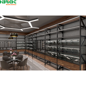 Estanterías Metálicas Resistentes para Supermercados, Diseño de Góndola de Doble Cara con Panel Perforado - Product Image 6