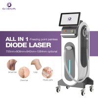 Globalipl - Épilation esthétique de haute qualité - Machine à laser diode médicale aux longueurs d'onde 755nm/808nm/940nm/1064nm