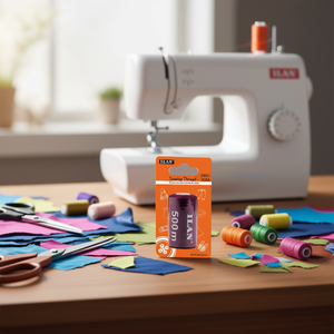 Filo da cucito Ilan 500m colore 30 per macchina da cucire e cucito a mano - Product Image 3