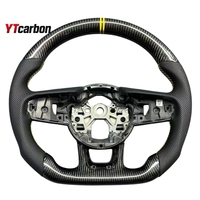 YTcarbon pour Lynk CO 03 03 + accessoires d'intérieur de voiture Style de course volant en carbone véritable personnalisé