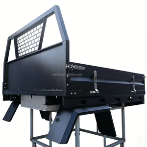 Custom Durable Powder Coated Ute Tray with Sideboards and Tailgate and Tapered Under Tray Toolboxes for Pickup Truck - Product Image 5