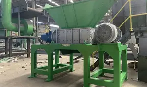 Trituradora de doble eje de cartón de alta eficiencia industrial/trituradora de doble eje de palé de madera residual