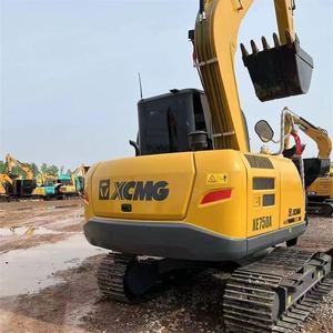 Excavatrice sur chenilles d'occasion XCMG XE75DA 7T, pelle hydraulique, machine de terrassement sur chenilles avec godet de 0,32 m³ de capacité - Product Image 2