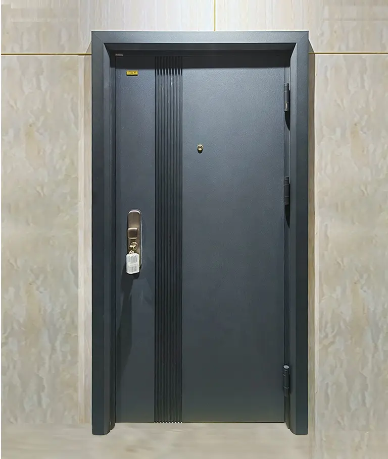उच्च गुणवत्ता बुलेटप्रूफ सुरक्षा आवासीय इस्पात प्रवेश मुख्य दरवाजा डिजाइन बाहरी सुरक्षा इस्पात दरवाजे