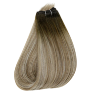 Extensions de cheveux humains vierges européens bruts, cuticules alignées, Remy, texture lisse ou ondulée, trame de cheveux