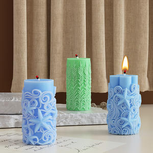 Moule artisanal pour bougie parfumée en forme de tige de tournesol, étoile de mer et fleur, pour la fabrication de bougies DIY, Fête des Mères - Product Image 3