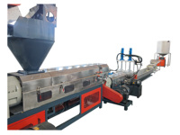 Chaîne de production de granulateurs et extrudeurs de recyclage personnalisés pour l'économie chinoise, pour HDPE, LLDPE, Polystyrène, avec moteur, capacité 150-1000 kg/h