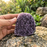 Groupe de cristaux d'améthyste naturelle, géode, pierre brute, spécimen de quartz, pour la guérison, le Feng Shui, la décoration intérieure, vente en gros de minéraux, fourniture directe d'usine
