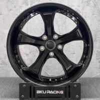 Jantes Bku forgées en 2 parties VSKF 5x114.3 pour Nissan GTR R32 R34 R35 Toyota Supra Lexus 18 19 20 pouces, jantes en alliage à fond profond