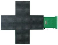 Cross Pharmacy Sign Custom ized Innen-und Außen-Vollfarb-Apotheken laden P6/p8 Led Green Scree Feste Installation Außen