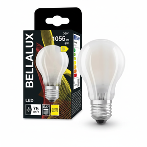 Lampada standard, vetro satinato, LED, 7,5W, 2700K, 1055Lm (Bellalux 4058075115378) - Product Image 2