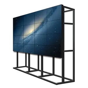 Bezel Dalam Ruangan 55 Inci 3.5Mm, Tampilan LCD Layar Video untuk Pusat Belanja dan Konferensi