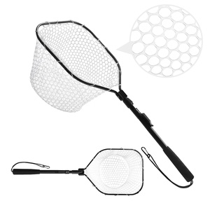 Vissen Aluminium Landing Net Telescopisch Handvat Draagbaar Landingsnet Voor Vliegvissen Forel Kajak Varen - Product Image 1