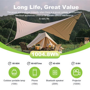 1kWh 휴대용 에너지 저장 전력 스테이션 (태양광 입력 및 AC 출력 포함) - Product Image 2