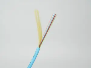 FTTH GJFV Multi-core 3.0mm, kepadatan tinggi, kabel bulat Mini, kabel serat optik MTP MPO PVC LSZH OS2 OM2 OM3 OM4