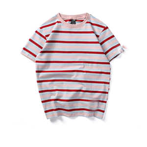 A righe Maglietta Degli Uomini di <span class=keywords><strong>Estate</strong></span> Nuovo Girocollo Hip Hop T-Shirt da <span class=keywords><strong>Uomo</strong></span> <span class=keywords><strong>Casual</strong></span> Tee Shirt Personalizzata Streetwear <span class=keywords><strong>Abbigliamento</strong></span> - Product Image 5