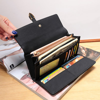 Dompet kisi mode wanita penjualan Super laris dompet wanita Suede imitasi lipat elegan dompet wanita grosir untuk semua musim 2024 tendance sac
