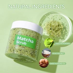 <span class=keywords><strong>Gommage</strong></span> corporel au sel de la mer Morte de qualité supérieure, parfum matcha, acide hyaluronique pour une peau exfoliée, lisse et éclatante, tous types de peau - Product Image 3