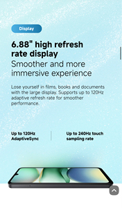 Smartphone Redmi A5 4G LTE Versione UE Ricondizionato, 4+<span class=keywords><strong>128</strong></span> <span class=keywords><strong>GB</strong></span>, CPU Octa Core, Display 6.8\", Fotocamera AI Dual 32MP, Francese - Product Image 3