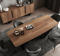 Buffet Moderne Nordique Simple en Bois Massif, Meuble de Rangement pour Cuisine, Salle à Manger, Restaurant et Salon