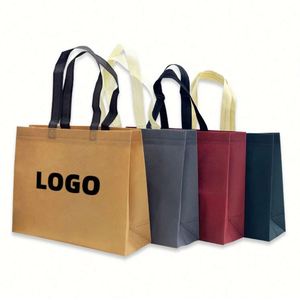 Bolsas de Compras Reutilizables de Tela No Tejida, con Logotipo Personalizado y Diseño Personalizado, MOQ Bajo, Material de Tela PP - Product Image 2