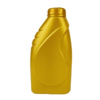Bouteille vide de cruche de mesure d'huile d'or de 1litre pour des moteurs 1000ml bouteille d'huile de lubrification de moteur avec la ligne de niveau liquide