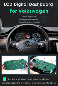 Ultima auto originale Full LCD schermo digitale Cluster virtuale cabina di pilotaggio velocità Smart metro Dash per VW <span class=keywords><strong>Passat</strong></span> B8 CC Arteon variante - Product Image 2