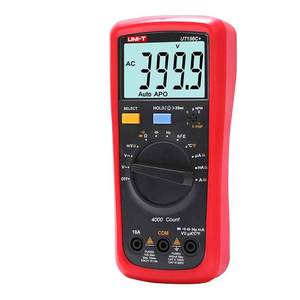 เครื่องวัดมัลติมิเตอร์ดิจิตอล UNI T UT136C+ พร้อมจอ LCD สำหรับวัดค่าความจุ ความต้านทาน แรงดันไฟฟ้า และกระแสไฟฟ้า - Product Image 4