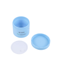 Prix d'usine de forme unique OEM 50ml,100ml,150ml bon pot de crème cosmétique coloré en plastique PP à paroi unique
