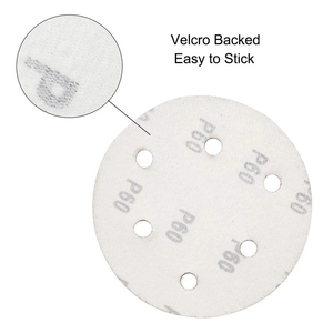 Outils abrasifs haute Performance de 5 pouces disques de ponçage en carbure de silicium humide/sec à crochet et boucle - Product Image 3
