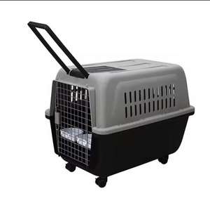 Boîte de <span class=keywords><strong>Transport</strong></span> pour animaux de compagnie de petite et moyenne taille Transporteur pour animaux de compagnie en plastique portable classique avec fermeture à bouton Style de <span class=keywords><strong>sac</strong></span> à <span class=keywords><strong>dos</strong></span> pratique - Product Image 6