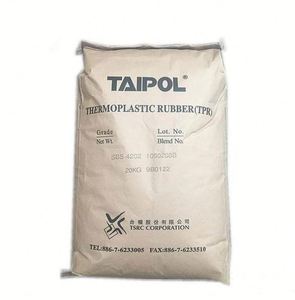 Hot Sale TAIPOL SBS 4202 4203 Styrene Butadiene Styrene SBS <b>Rubber</b> Granules for Shoe Soles Asphalt Modification - Product Image 1