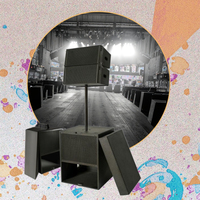 Haut-parleur Line Array unique de 10 pouces et haut-parleur ultra-bas Line Array unique de 18 pouces au sol