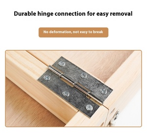 Faltbare, verstellbare, stabile Holz-Hunderampe, tragbare, robuste Hundeleiter, Gelenkunterstützung, Knochengesundheit, rutschfeste Oberfläche, hohe Haustiertreppe - Product Image 5