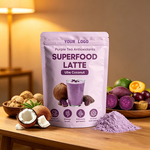 Marca Privada, Superalimento Natural, Polvo para Latte de Coco Ube, Mezcla de Camote Morado y Té Morado, Polvo para Bebida Instantánea - Product Image 2