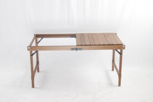 Glamping Furniture Camping <b>Table</b> Wood Bamboo Solid IGT <b>Folding</b> <b>Outdoor</b> Picnic <b>Outdoor</b> Customized Logo Stainless Steel Modern - Product Image 2