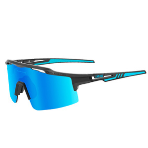Kapvoe Polarized Cycling <b>Sunglasses</b> Semi-Rimless Windproof Sport Eyewear for <b>Men</b> Women Multi-Functional <b>Blue</b> <b>Lens</b> - Product Image 1